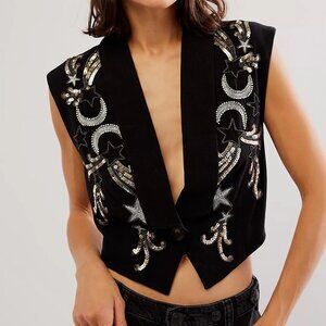 NWOT: Free People Billy Tux Vest